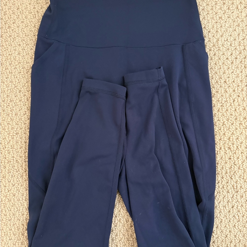 Uniqlo Women's Navy High-Waist Active Leggings